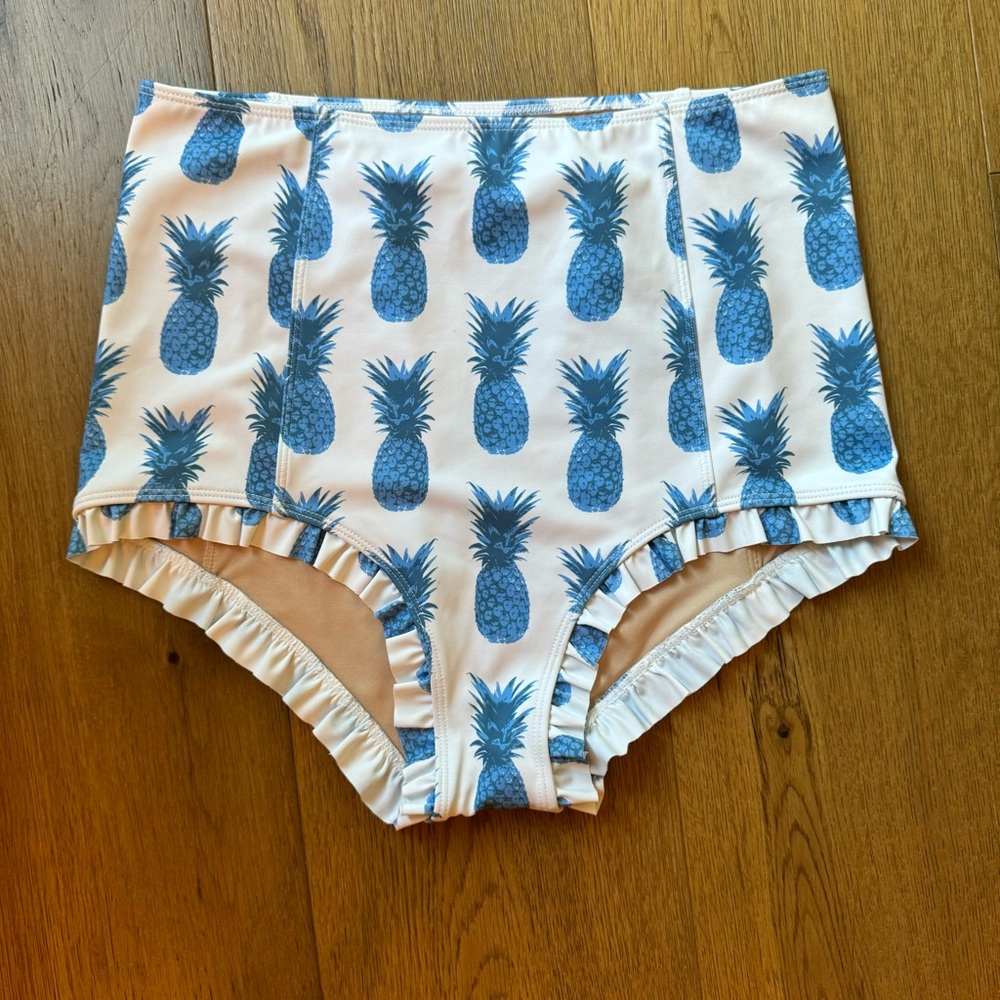 Kortni Jeane Blue Pineapple Swim Bottoms 🍍